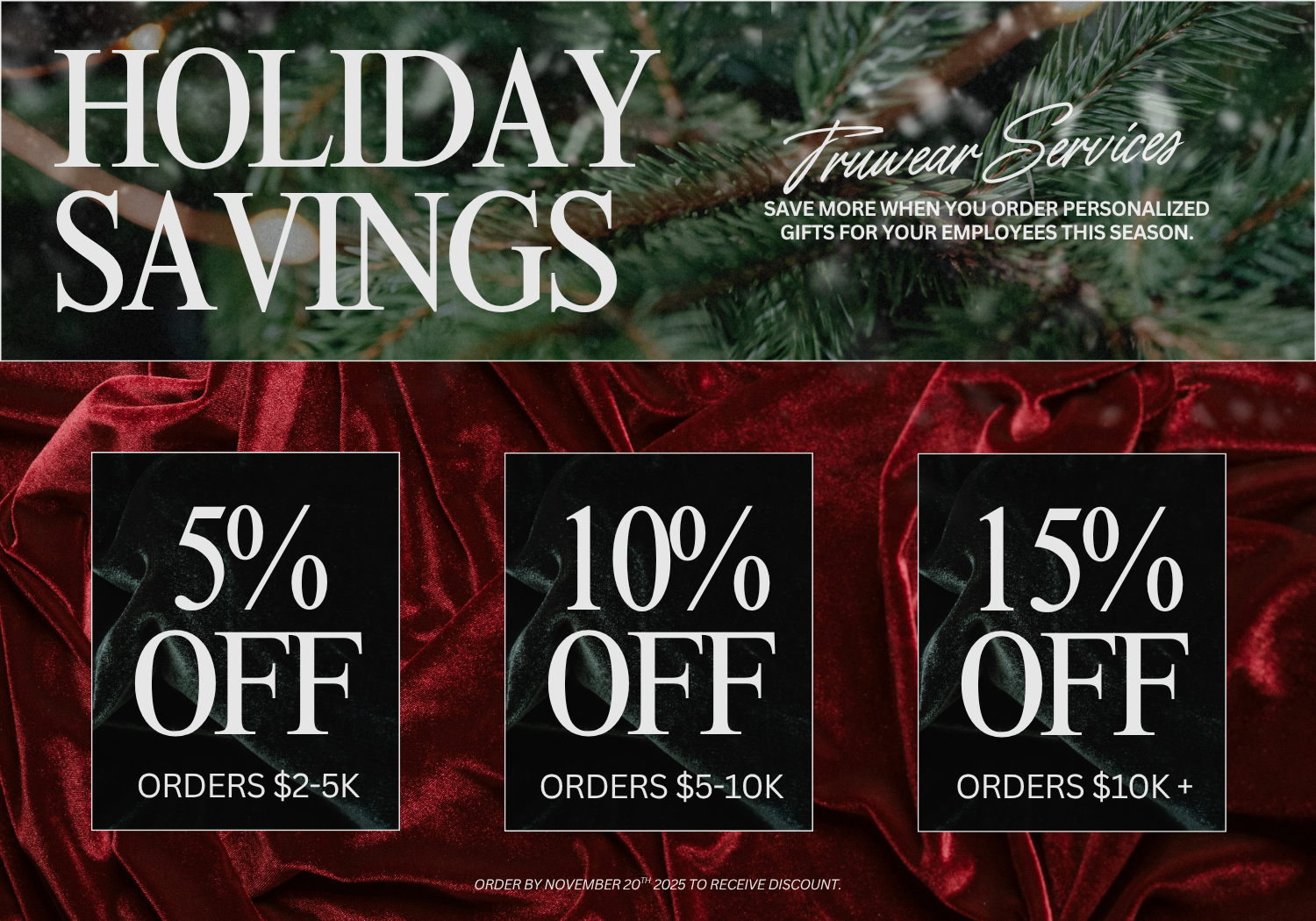 holiday savings corporate bulk order for christmas discount holiday savings corporate bulk order for christmas discount